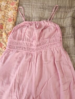 Old Navy Light Pink Spaghetti Strap Jumpsuit